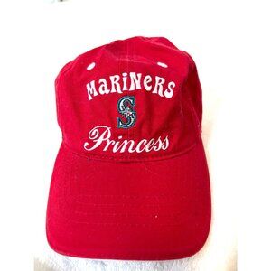 Seattle Mariners MLB Baseball Princess Cap Ballcap Hat Youth Girls Red